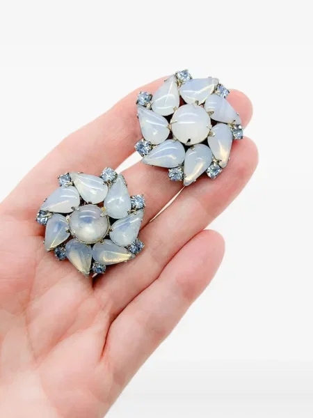 Σκουλαρίκια Jennifer Gibson Jewellery μπλε