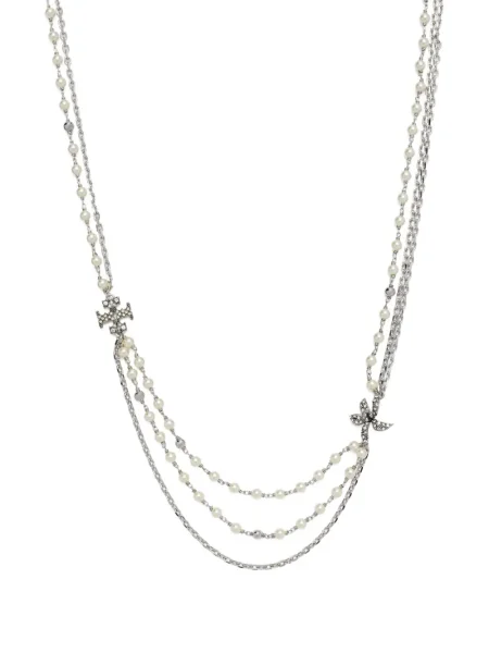 Colier Tory Burch argintiu
