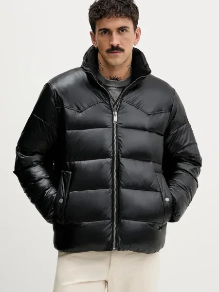 Tommy Jeans Geacă de iarnă Western negru