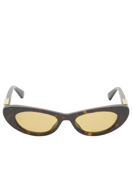 Okulary przeciwsłoneczne Bottega Veneta Eyewear żółte