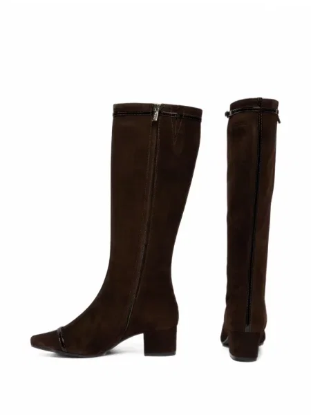 Botine Carel Paris cu cataramă maro