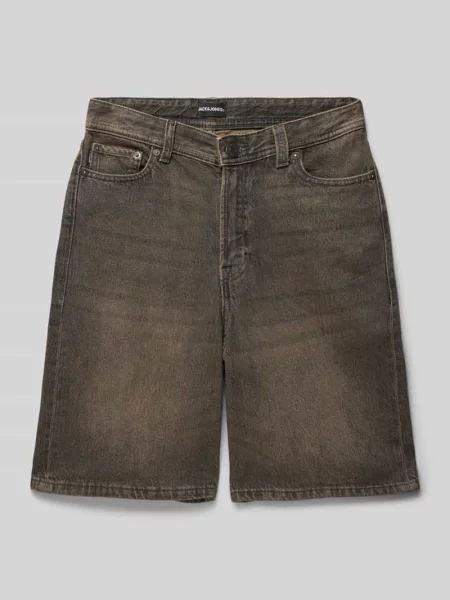 Szorty jeansowe o kroju extra baggy fit z 5 model ‘RON’ Jack & Jones czarne