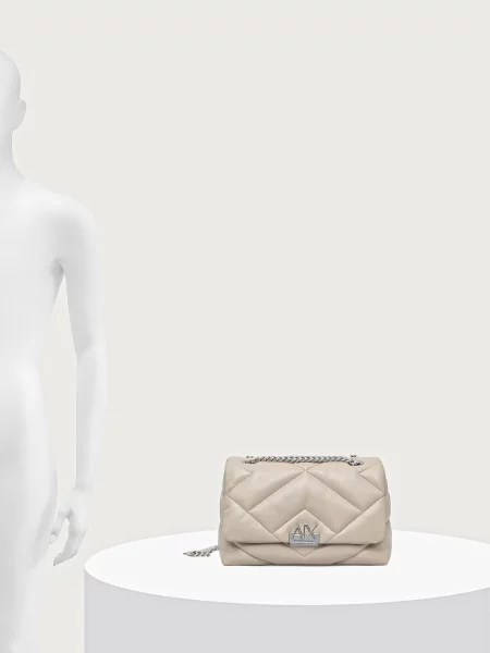Кожаная сумка через плечо Armani Exchange