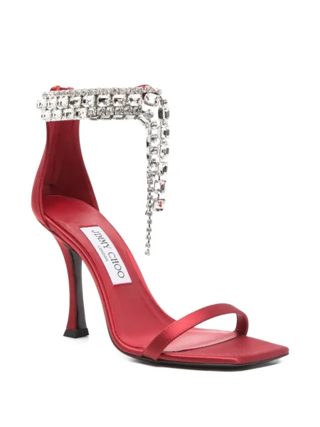 Сандали Jimmy Choo с кристали розово
