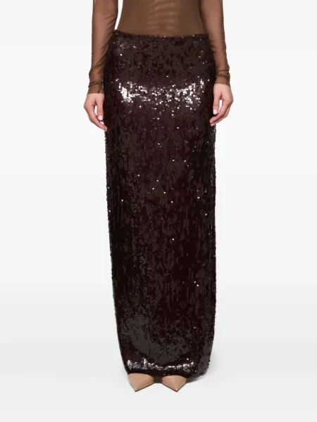 Fusta maxi Atu Body Couture maro