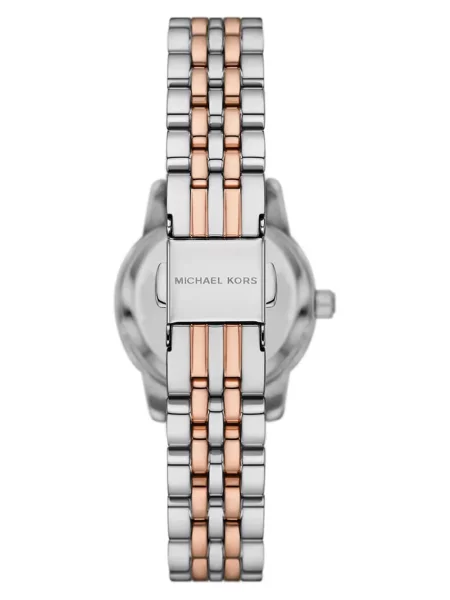 MICHAEL Michael Kors Analógové hodinky LEXINGTON zlatá / strieborná biela