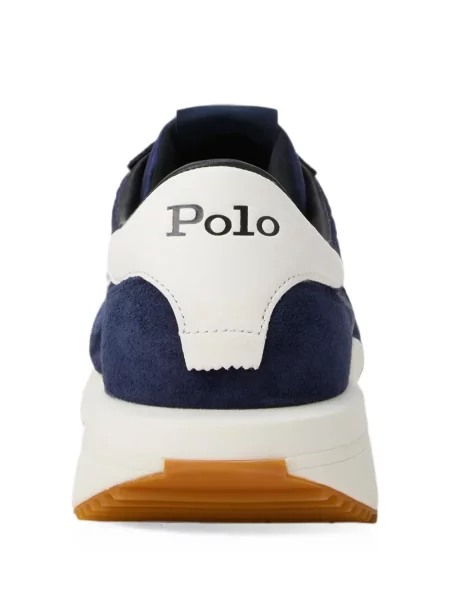 Șosete Polo Ralph Lauren cu model herringbone cu broderie plasă albastru
