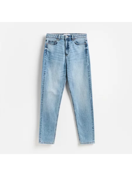 Reserved LADIES` JEANS TROUSERS modrá