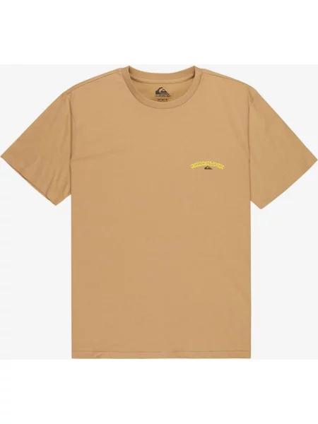 Koszulka Quiksilver Tap In krótki rękaw M brązowa
