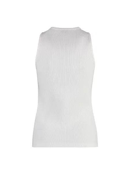 Top Bottega Veneta z logo biały