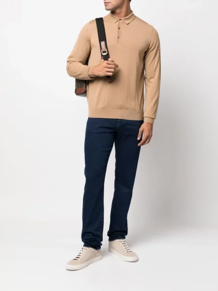 Lung tricou polo Boss