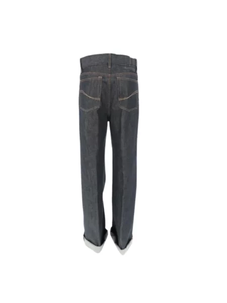 Jeansy straight leg Stella Mccartney niebieskie