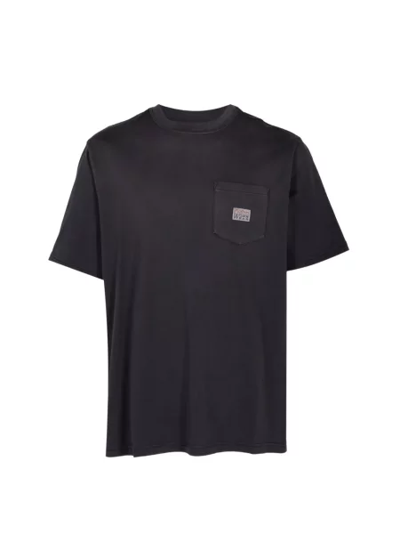 Golf tricou Malbon Golf cu decolteu rotund negru