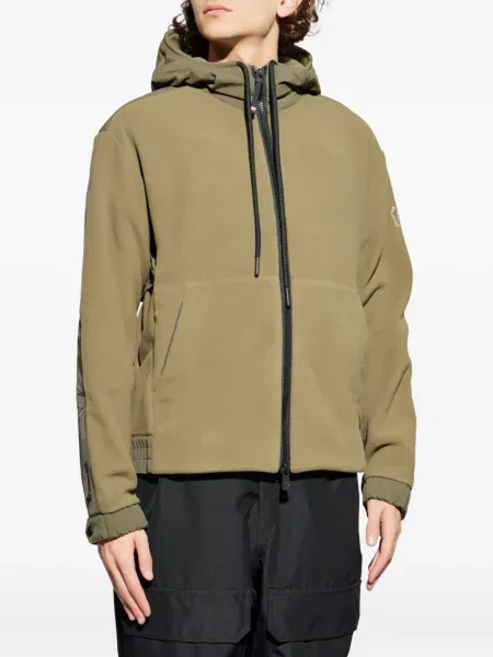 Hanorac cu glugă Moncler Grenoble verde