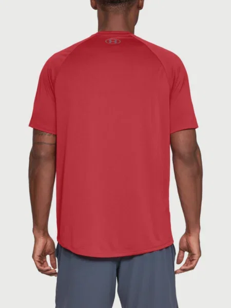 Póló Under Armour Tech SS Tee Red/ Graphite M piros