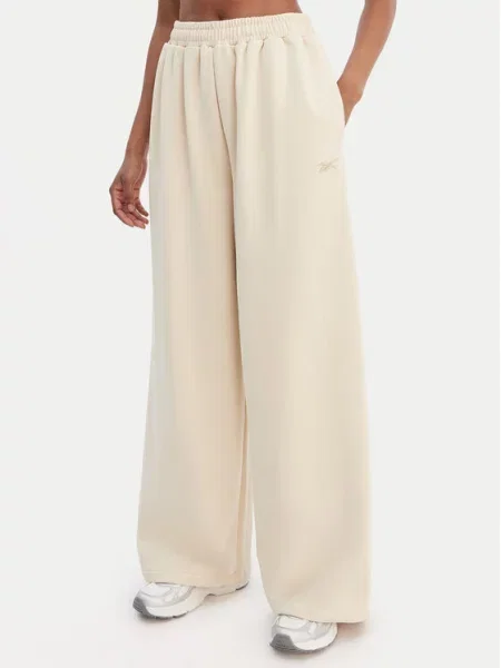 Reebok Sportinės kelnės Reebok x Ewa Chodakowska Hanna Wide Leg smėlio