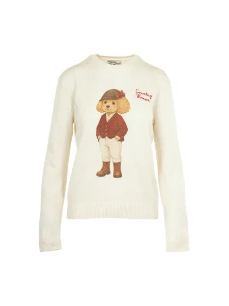 Sweter Mc2 Saint Barth biały