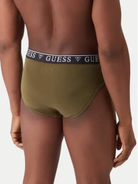 GUESS Spodnje hlačke blata / pegasto / oliva / črna / bela siva