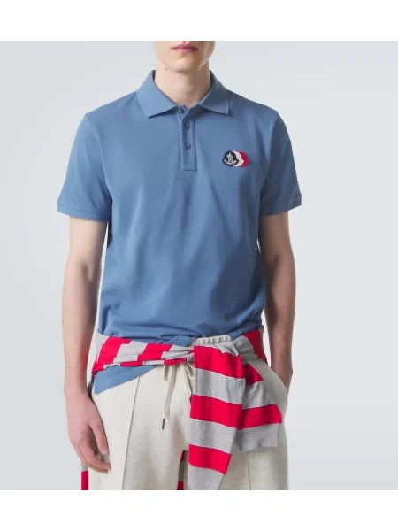 Pólóing Moncler autogrammal kék