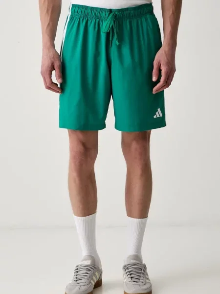 Adidas szorty kąpielowe Three Stripes zielone