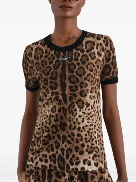 Tricou Dolce & Gabbana cu imagine din jerseu