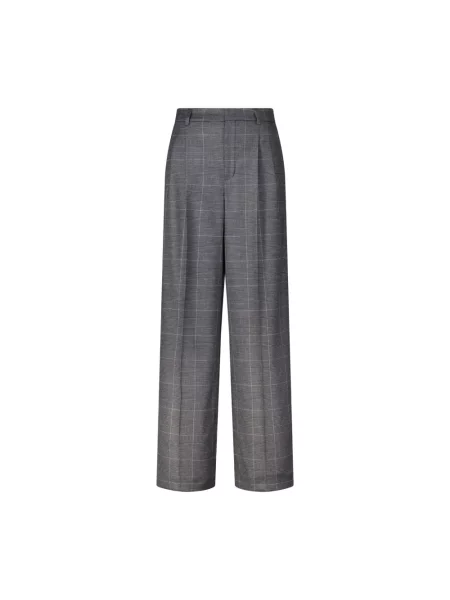 Spodnie Rossi w kratkę szare