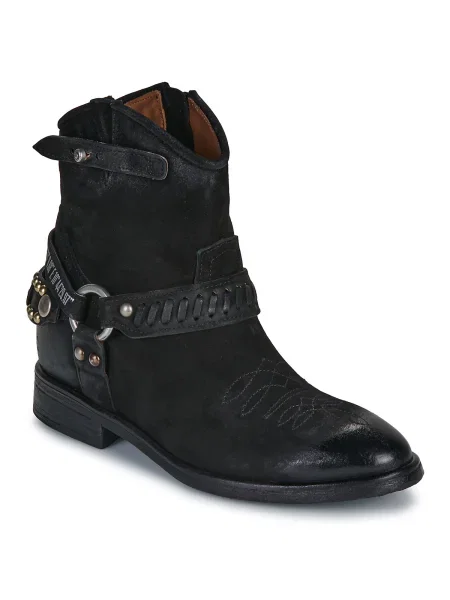Pantofi Airstep / A.s.98 cu cataramă negru