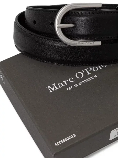Csatos öv Marc O'polo autogrammal fekete