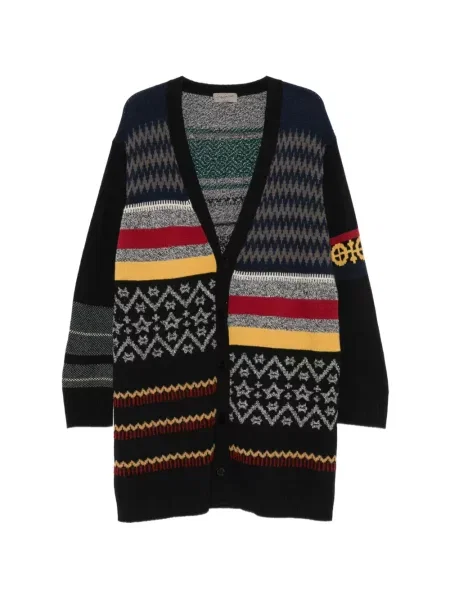 Cardigan Yohji Yamamoto tricotate negru