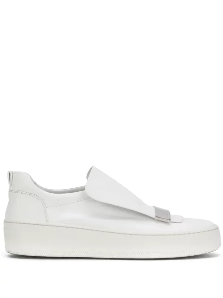 Sneakerși Sergio Rossi slip-on alb