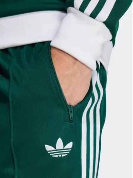 Trčanje klasične hlače Adidas Originals zelena