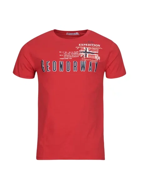 Majica Geographical Norway rdeča