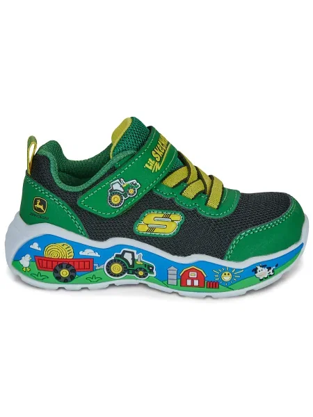 Gyerek félcipő Skechers zöld
