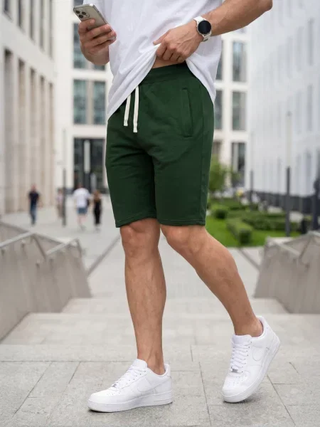 Pantaloni scurți Dstreet alb