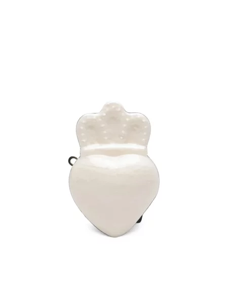 Torebka crossbody Simone Rocha skórzana biała