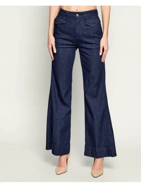 BOSS BLACK Blugi ROSALYA | flare fit negru