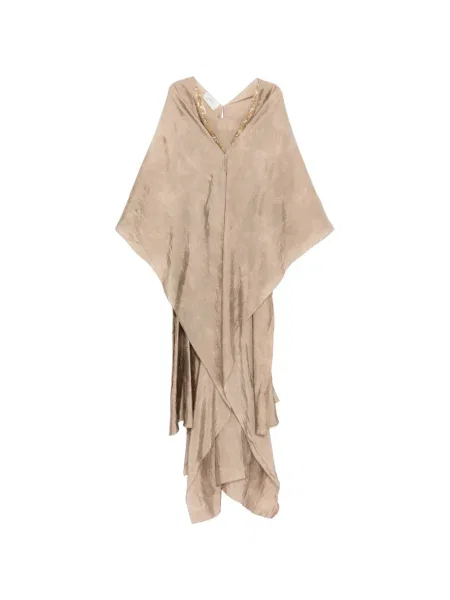 Rochie maxi Shatha Essa drapată de costum
