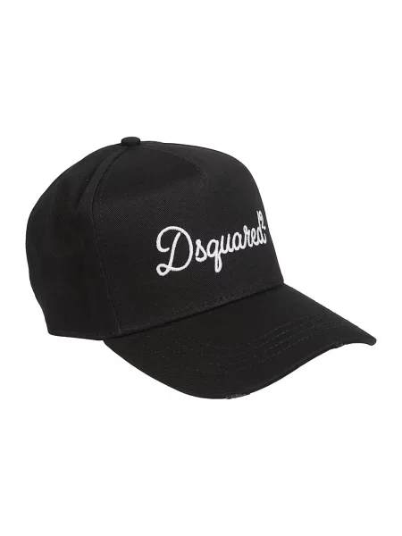 Czapka z daszkiem Dsquared2 czarna