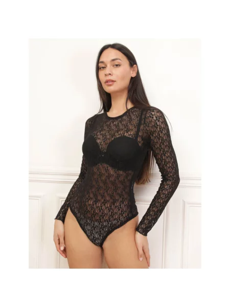 Top La Modeuse negru