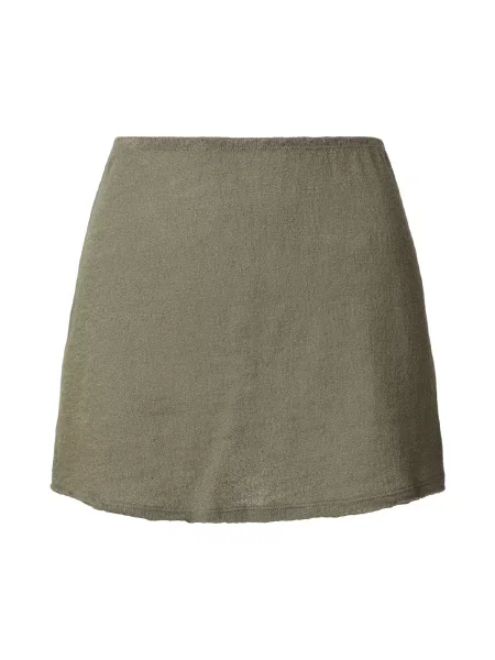 WEEKDAY Fustă Georgia kaki