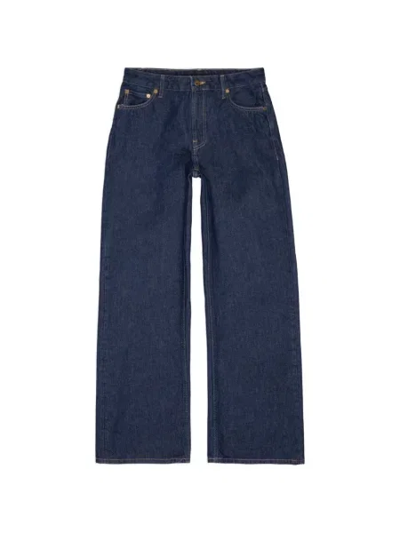 Blugi cu picior larg Nudie Jeans albastru