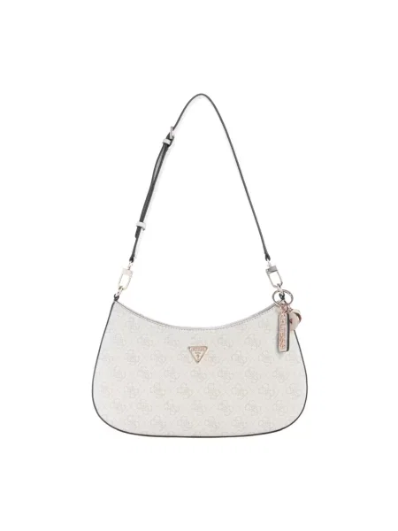 GUESS Torebka Noelle Kobiety Sztuczna skóra beżowy wzorzysty ONE SIZE biała