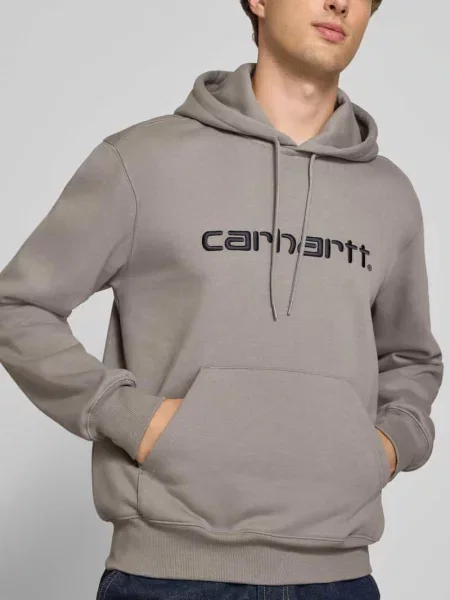 Bluza z kapturem z napisem z logo Carhartt Work In Progress