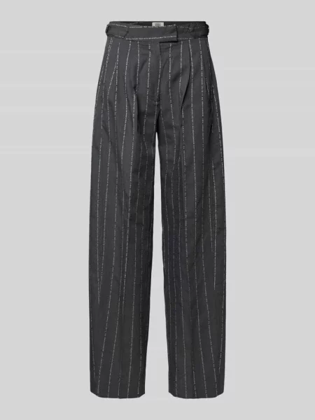 Spodnie materiałowe z dodatkiem wełny i z tyłu Scotch & Soda