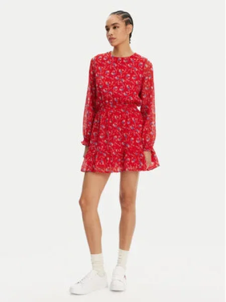 Tommy Jeans Letní šaty červená
