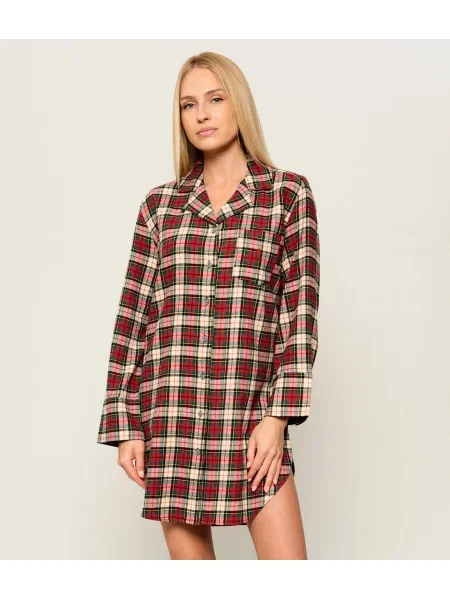 POLO RALPH LAUREN Cămașă de noapte | Relaxed fit roșu