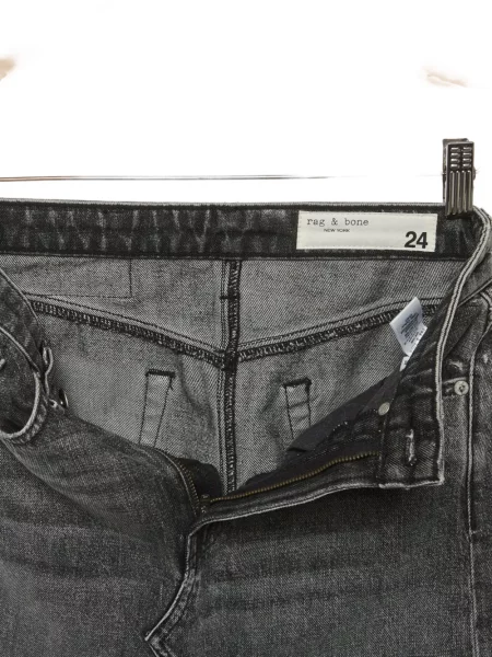 Fustă din denim Rag & Bone gri
