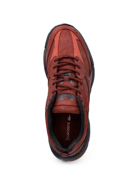 Sneakerși Lacoste cu autograf roșu