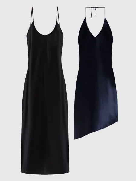 Сукня подвійної конструкції Vetements чорна