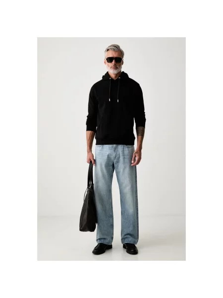 Bluza z kapturem Karl Lagerfeld z kapturem czarna